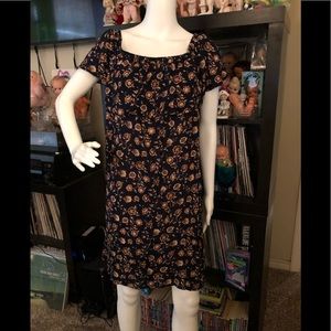 Forever 21 off the shoulder flower dress NWT